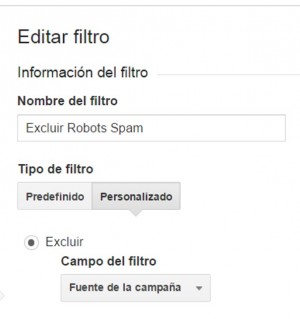 Exluir visitas en Google Analytics exluir spam en analytics